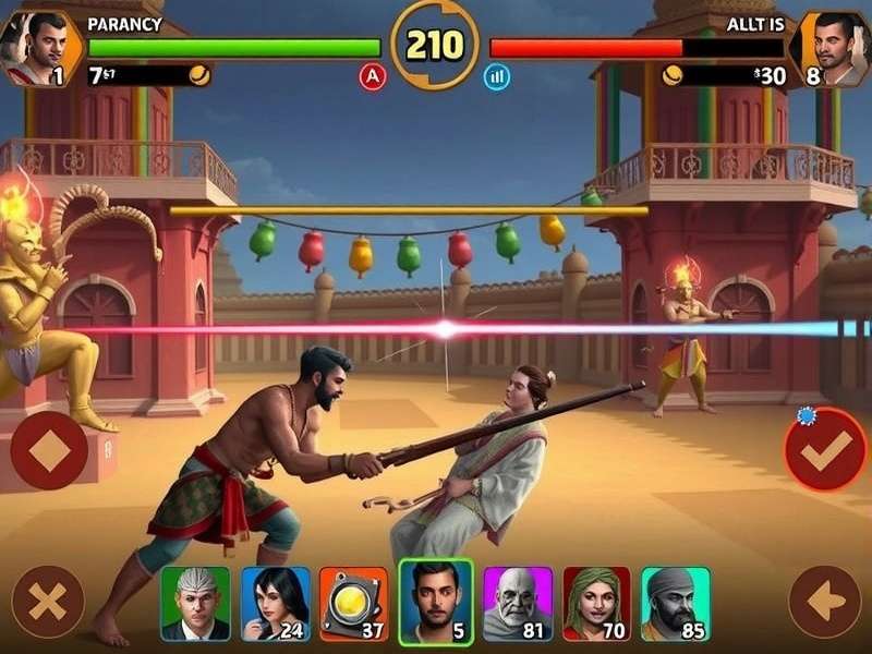 Top Tier Tussle gameplay screenshot showing strategic battle